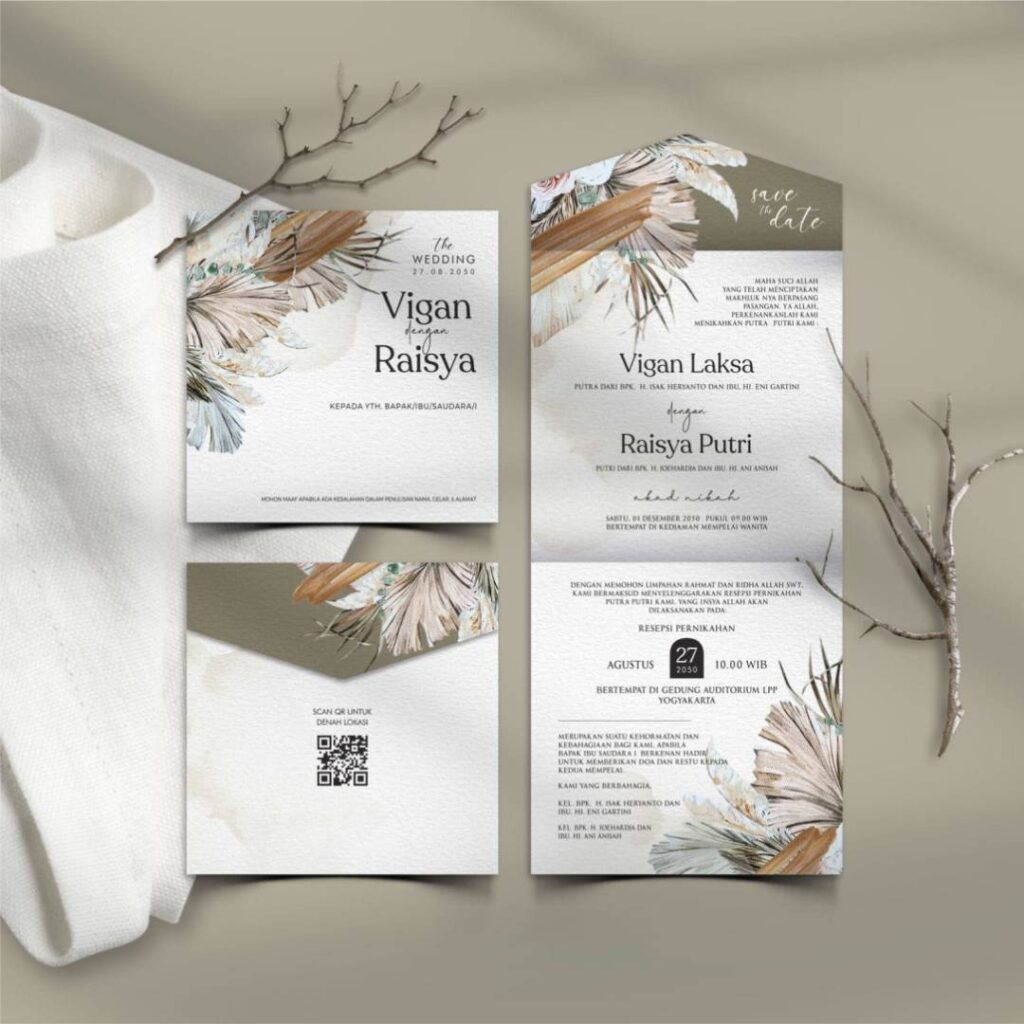 Desain Undangan Baskara Invitation