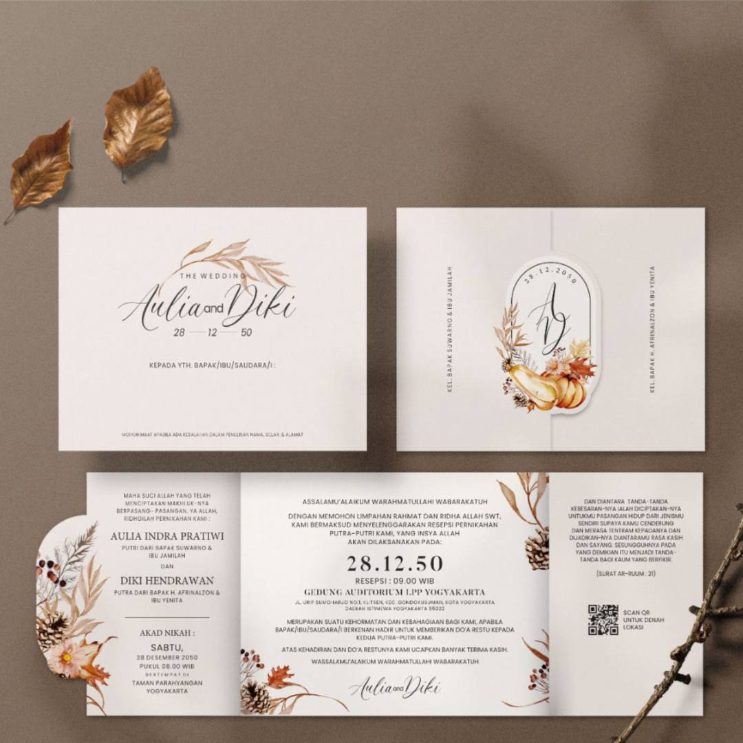 Desain Undangan Baskara Invitation