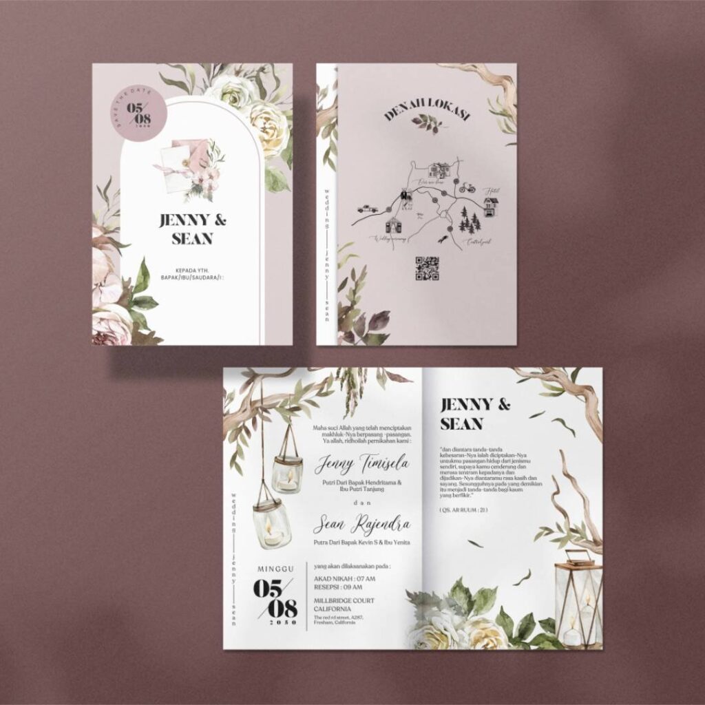 Desain Undangan Baskara Invitation