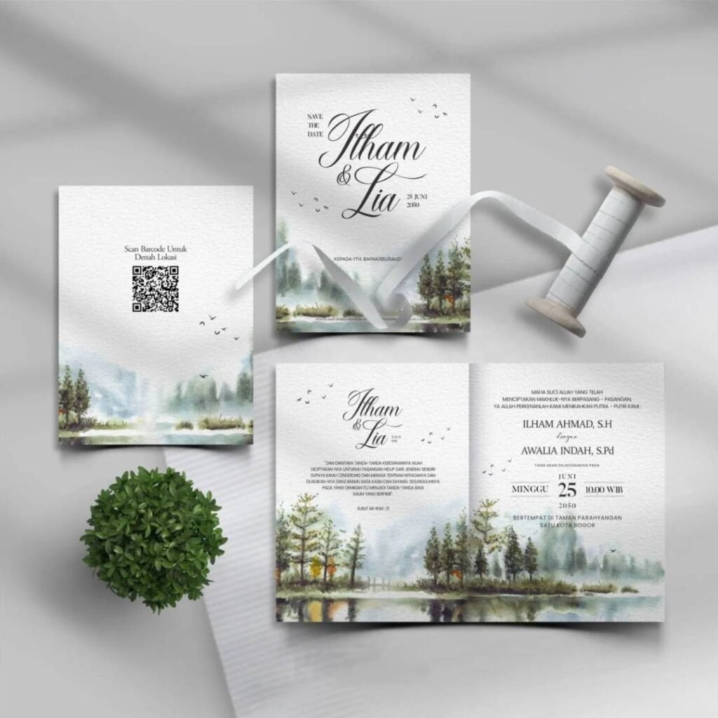 Desain Undangan Baskara Invitation